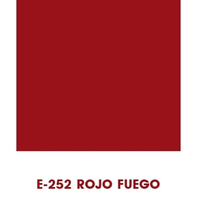 E252 Rojo fuego