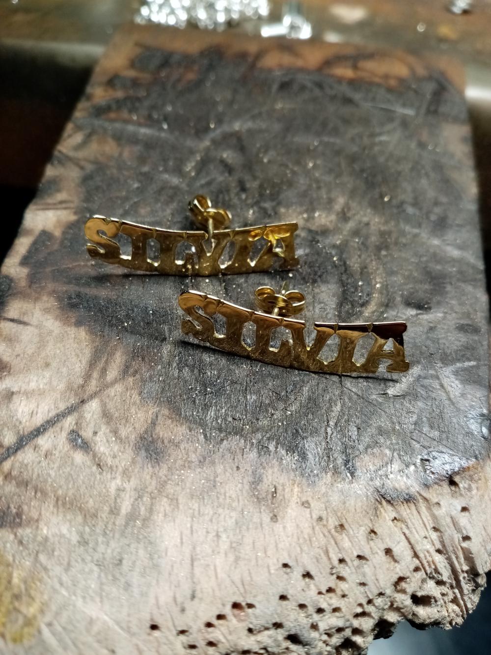 Pendientes oro