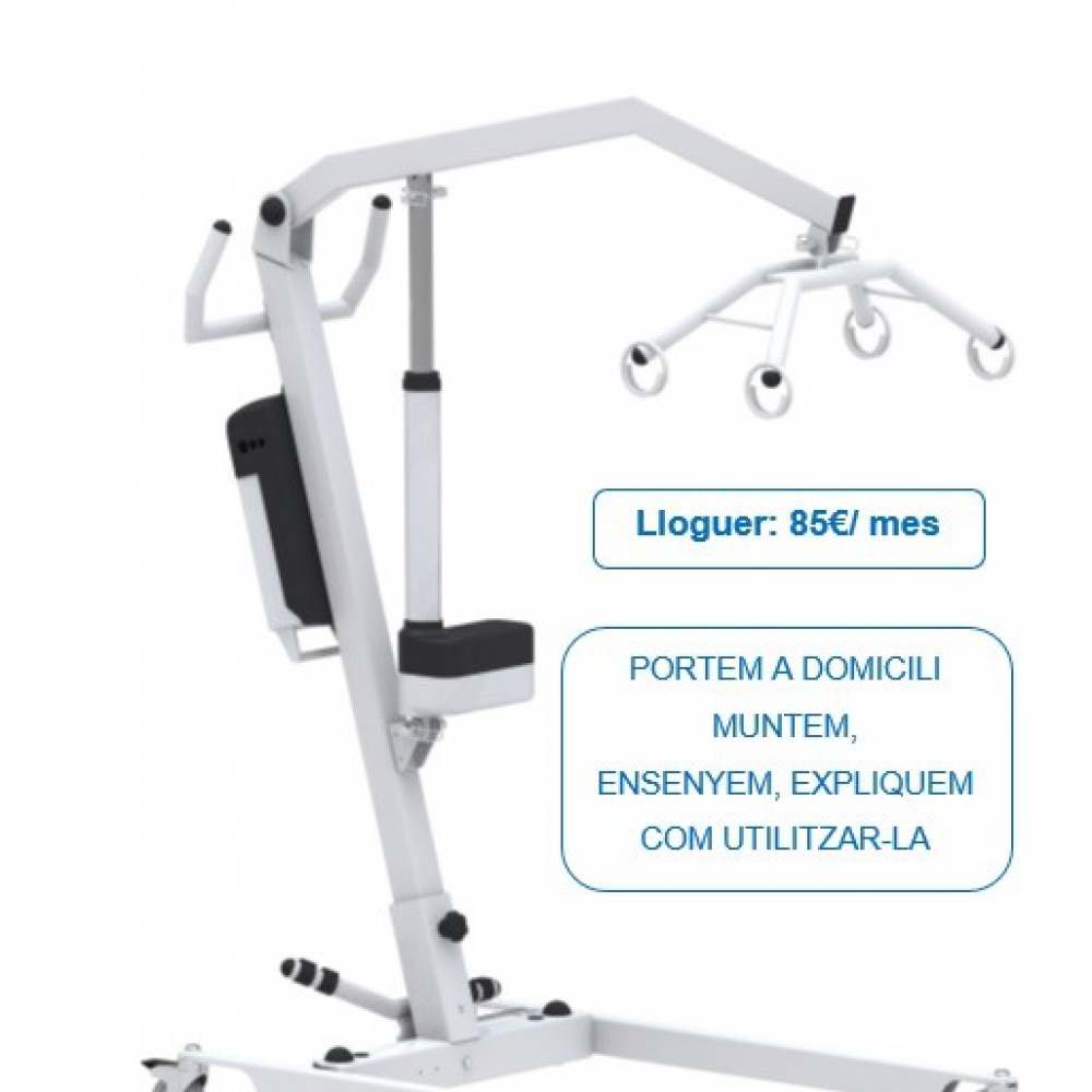 Grua per a persones amb perxa de 4 punts suspensió
