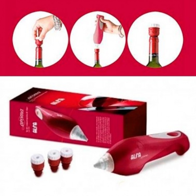 Set Conservador para Vinos Aroma Alfa