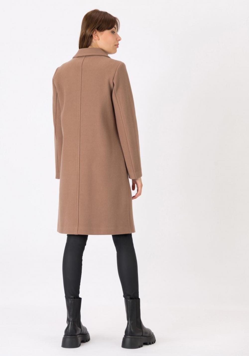 Abrigo de paño Papaya